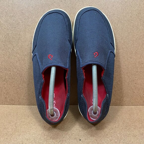 Olukai Nohea Mens Slip-On Shoes Size 9 Navy Mesh & Rubber Sole - Picture 6 of 8